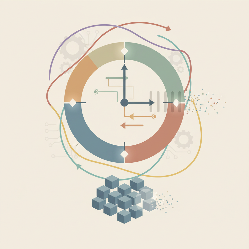 Illustration of overlapping epochs in concurrent memory reclamation.